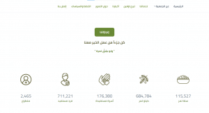 تصميم مواقع الالكترونية جمعية تمور للخدمات الانسانية فارس محمد مبرمج ويب